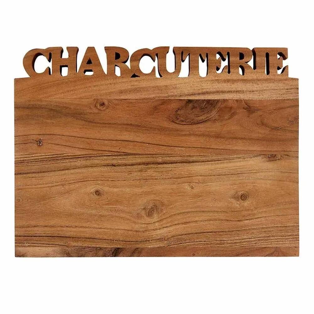 NEW SANTA BARBARA DESIGN STUDIO charcuterie face to face cutting board in brown